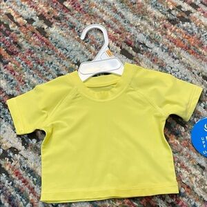 Bright Yellow Short Sleeve Rashguard